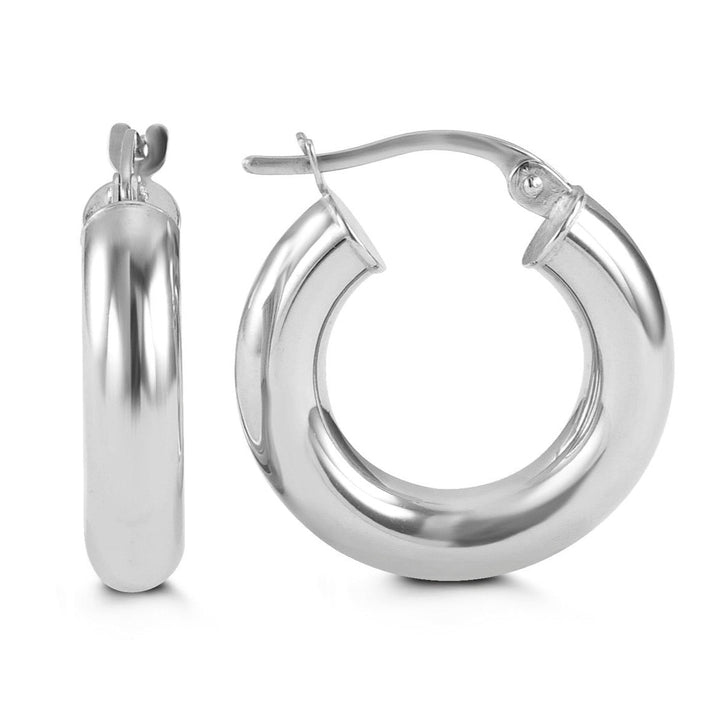 10K Gold Classic Polished Hoops