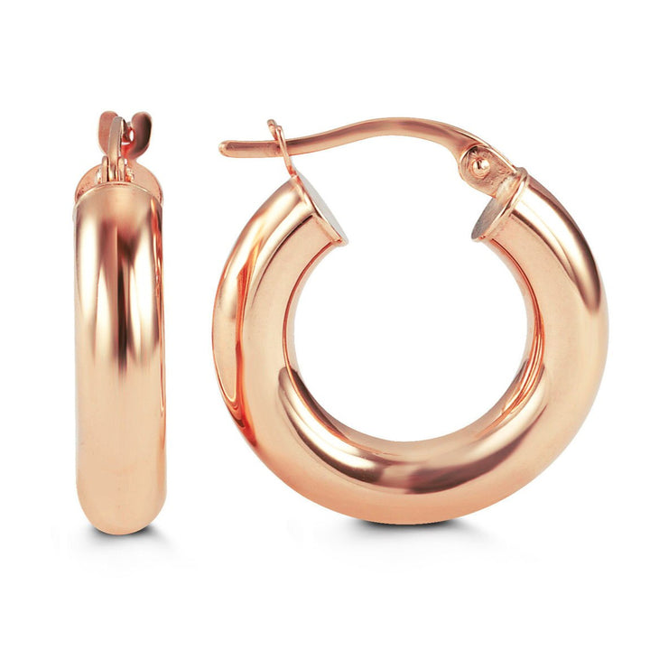 10K Gold Classic Polished Hoops