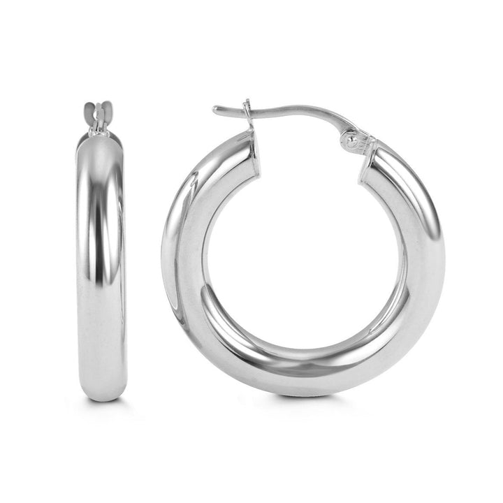 10K Gold Classic Polished Hoops