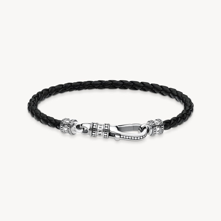 Rebel At Heart Bracelet Leather Strap Lobster Clasp