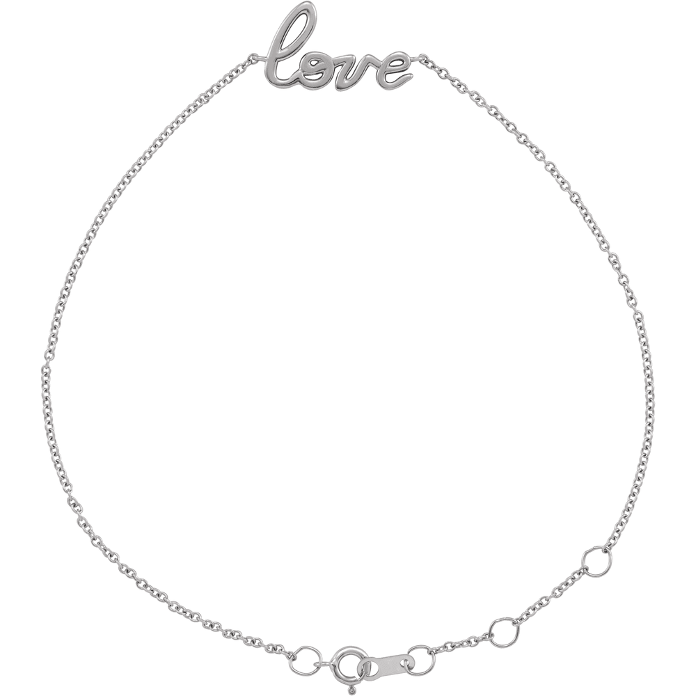 Love Cursive Bracelet