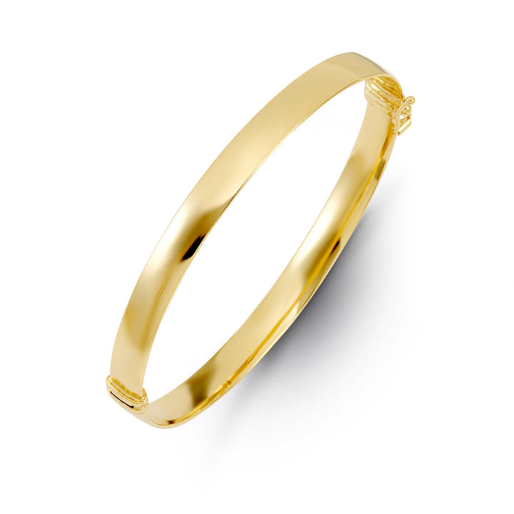 Bracelet en or jaune 14k à maillons courbes avec 0,25ct de diamant