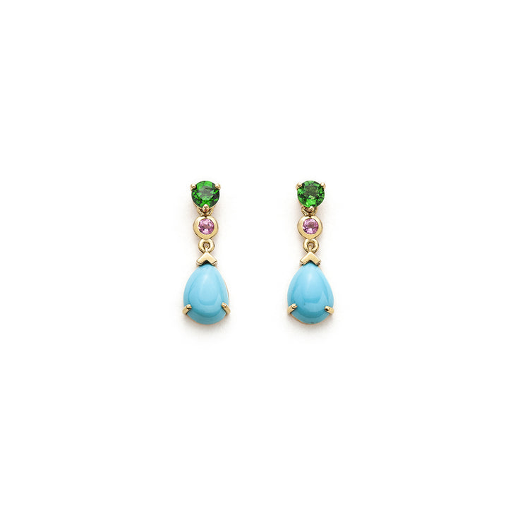 Serafino Picolo Multi Stone Earrings