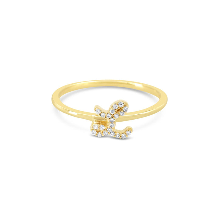 Bague d'éternité partielle empilable avec diamants de laboratoire