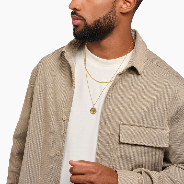 Rebel At Heart Gold-Plated Venezia Necklace Thickness 2.00mm (0,08 Inch)