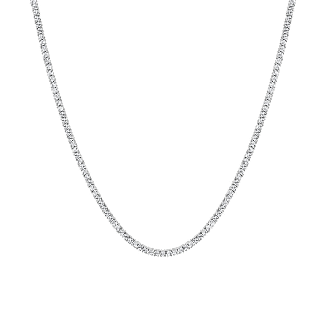 Collier tennis avec diamants de laboratoire 7 carats