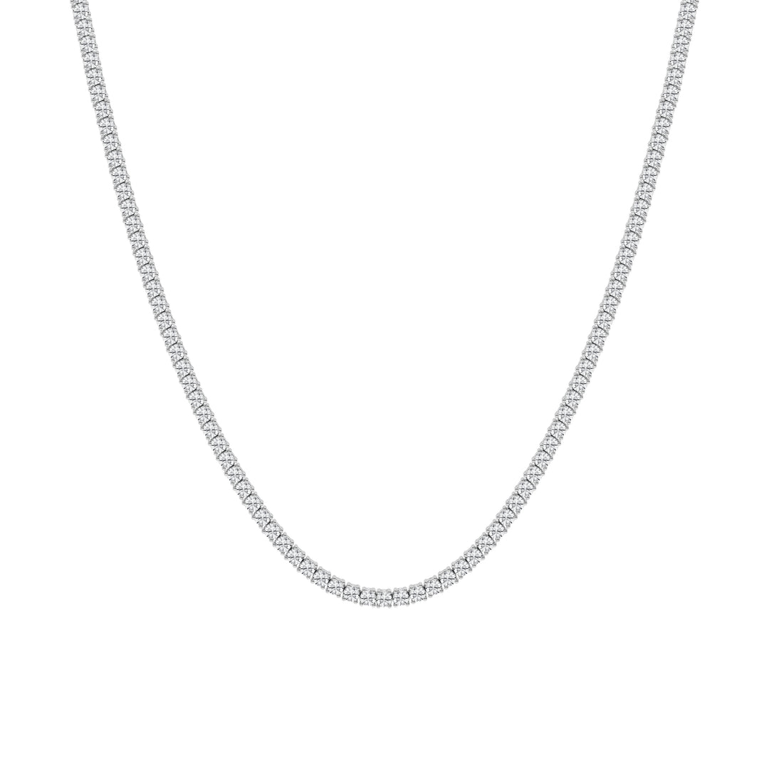 Collier tennis avec diamants de laboratoire 10 carats