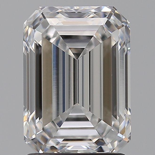 Diamant de laboratoire émeraude de 2,02 carats