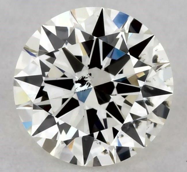 Diamant naturel rond de 0,42 carat