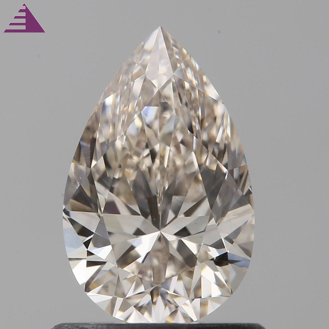 0.90 Carat Pear Natural Diamond