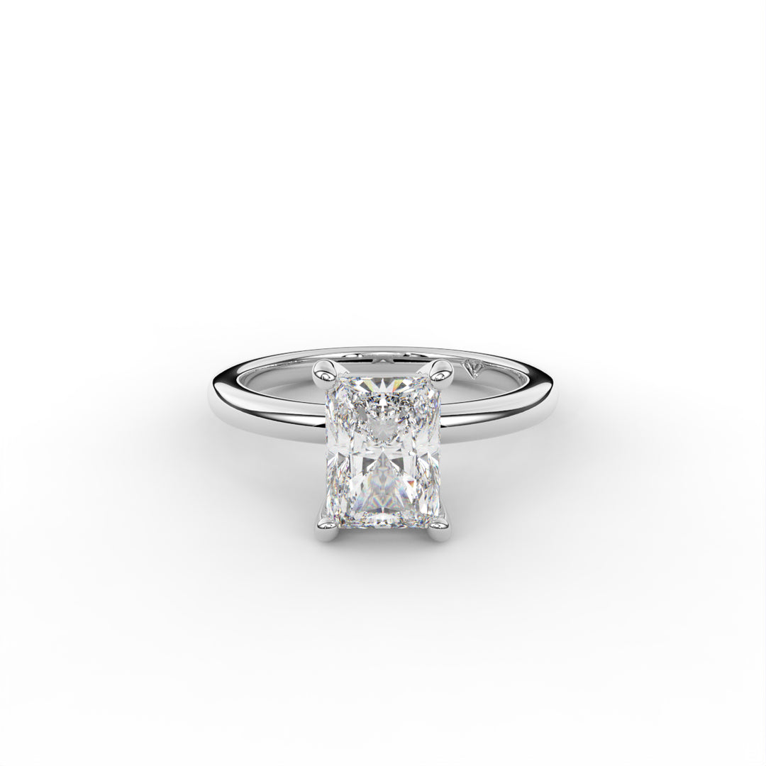 Sabrina - Platinum Classic Solitaire Engagement Ring
