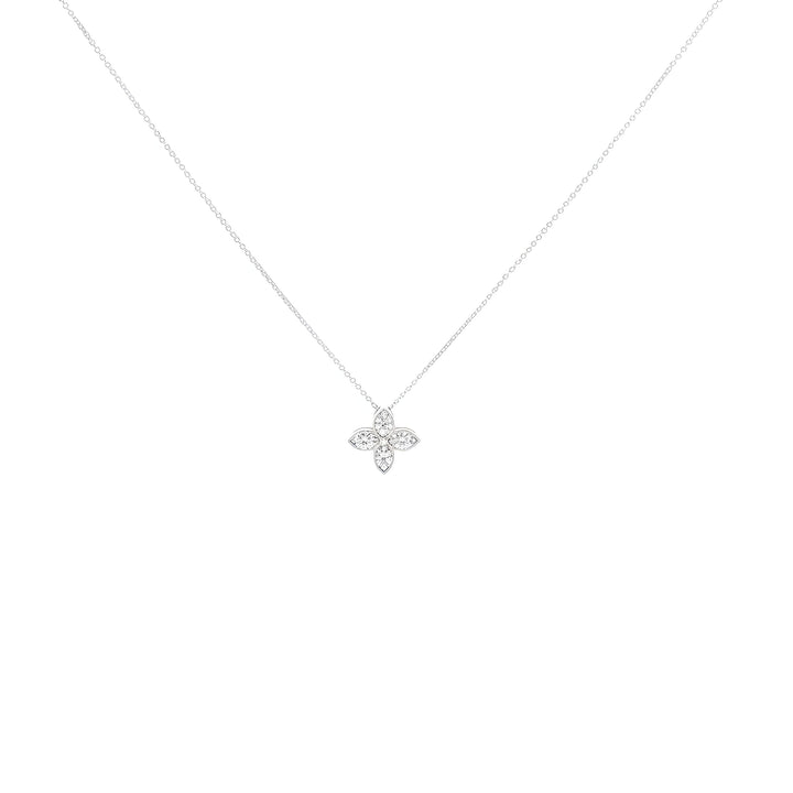 Diamond Flower Necklace