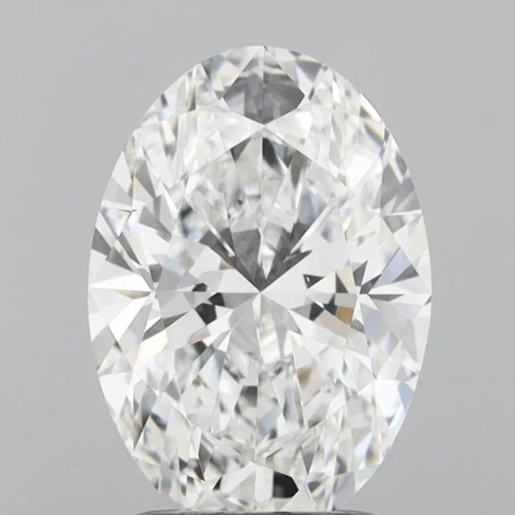 2.00ct Oval Lab Grown Diamond (Colour F, Clarity VVS2, IGI Certified)