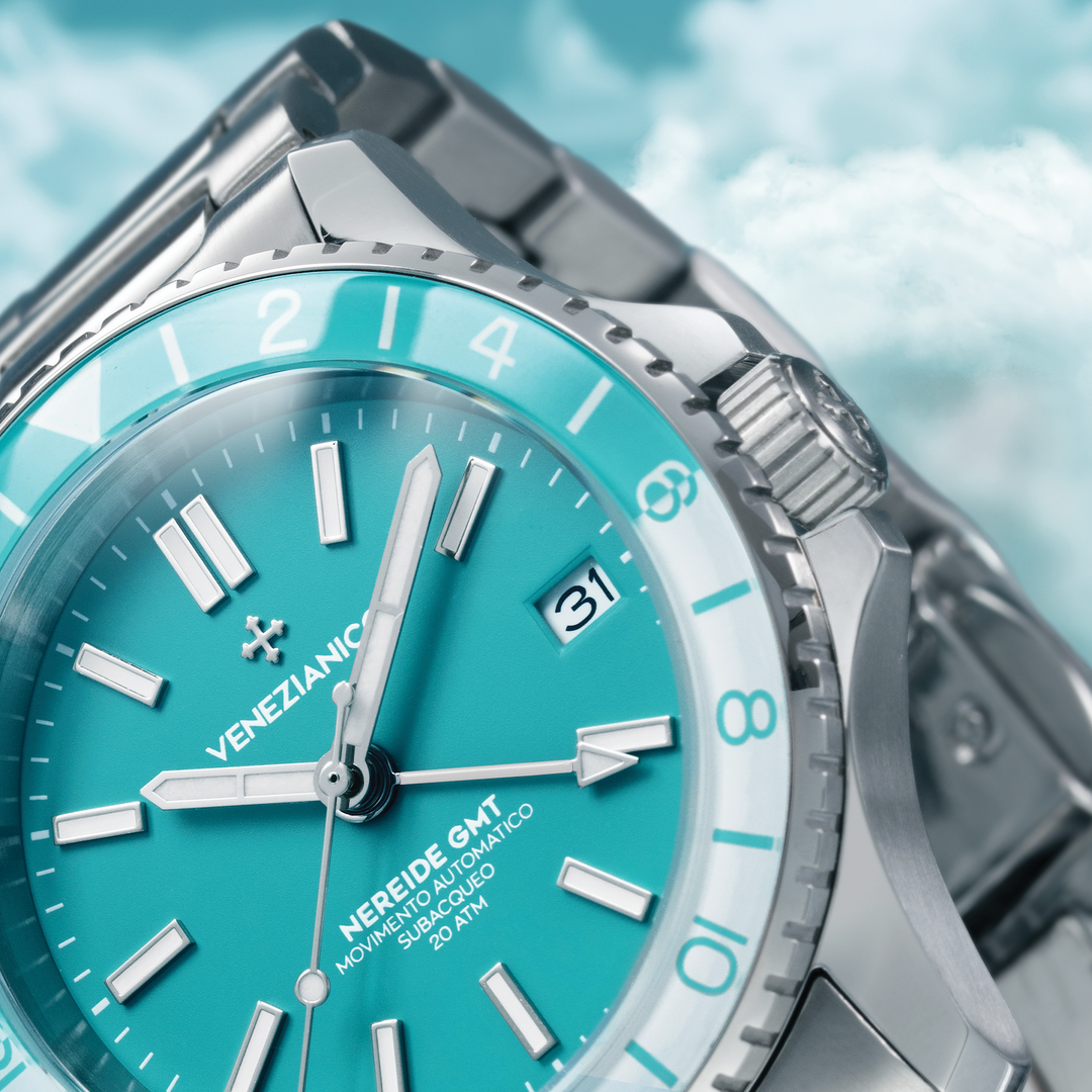 Venezianico NEREIDE GMT Cielo - Bijouterie La Voûte Venezianico NEREIDE GMT Cielo - Bijouterie La Voûte