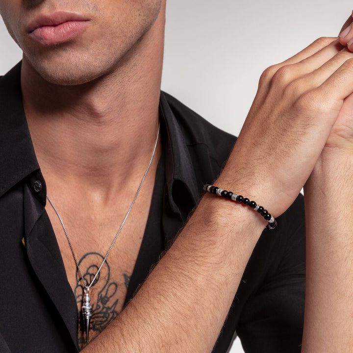 Rebel At Heart Bracelet Lucky Charm Black