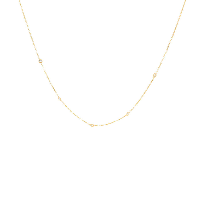 Colori-By-The-Yard Natural Diamond Necklace