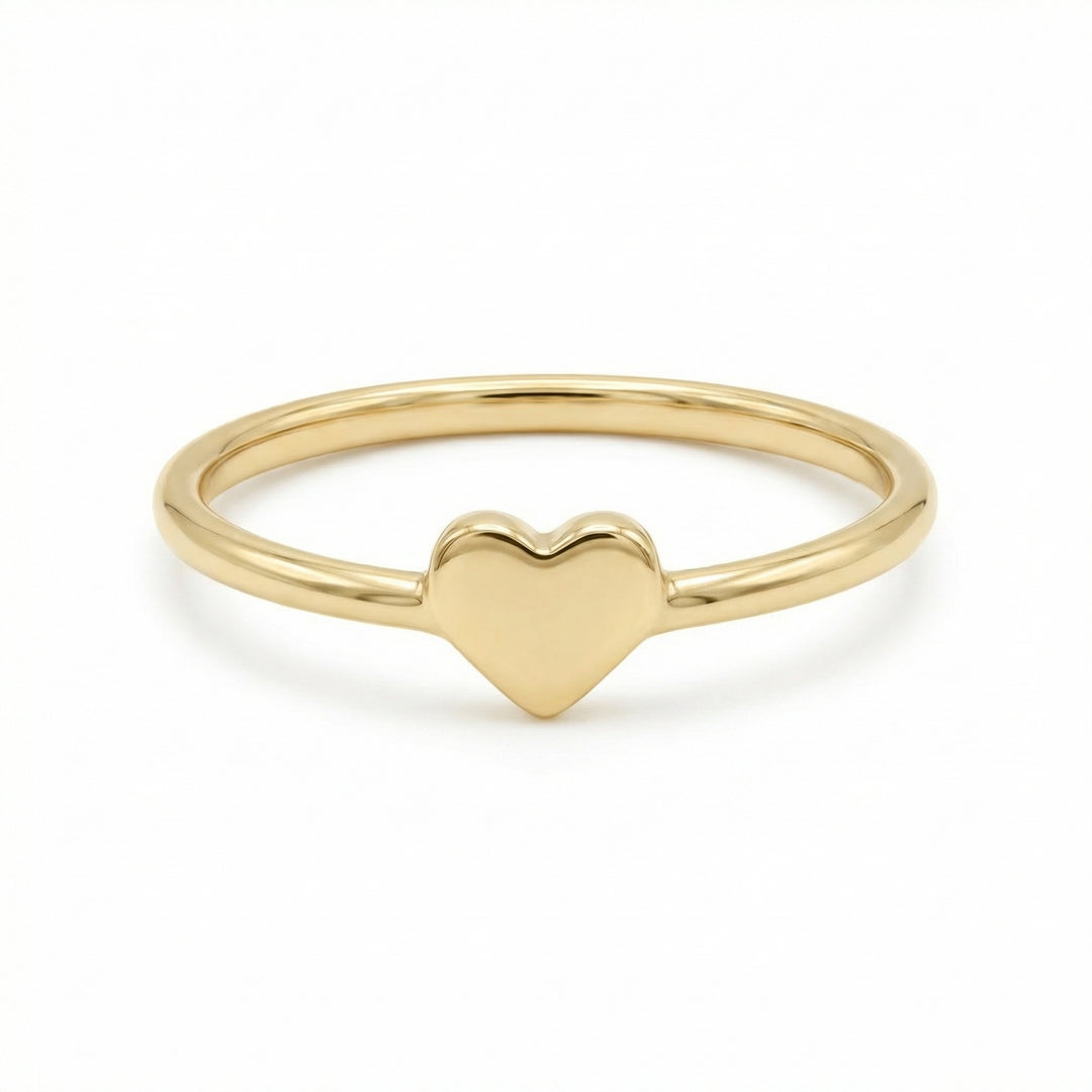 Heart Gold Ring