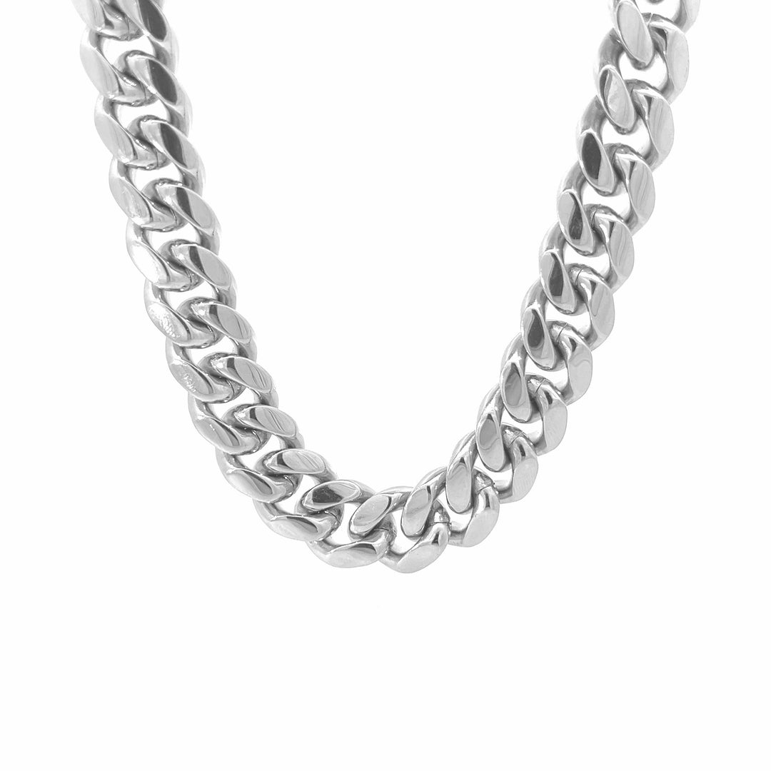 14mm Gold Plated Stainless Steel Cuban Link Chain