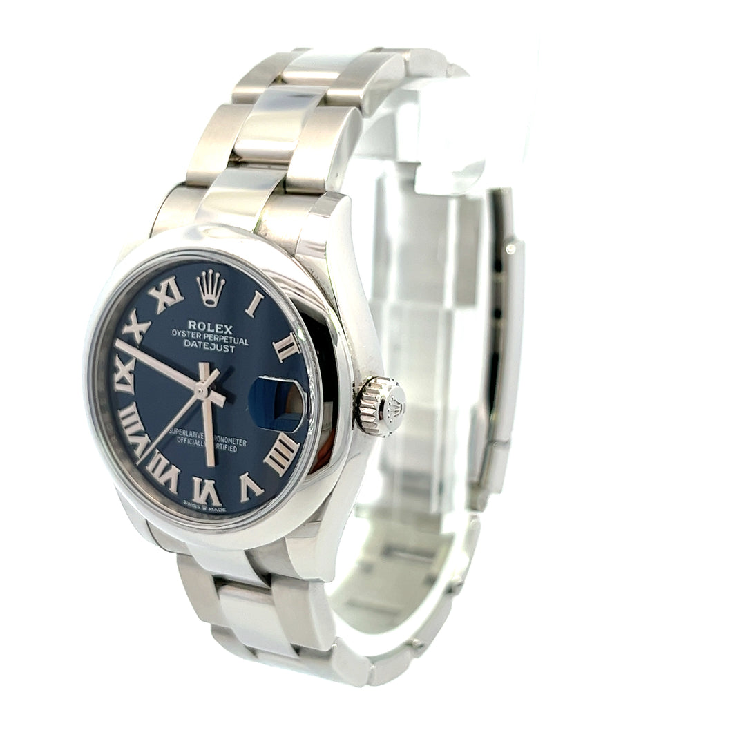 Rolex 2021 Lady Datejust 278240 Blue Roman Numeral Dial