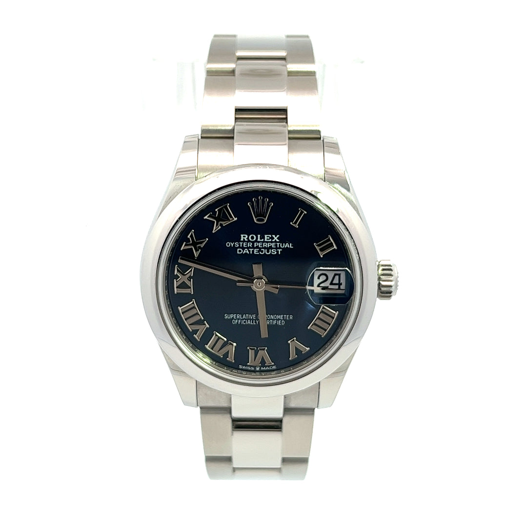 Rolex 2021 Lady Datejust 278240 Blue Roman Numeral Dial