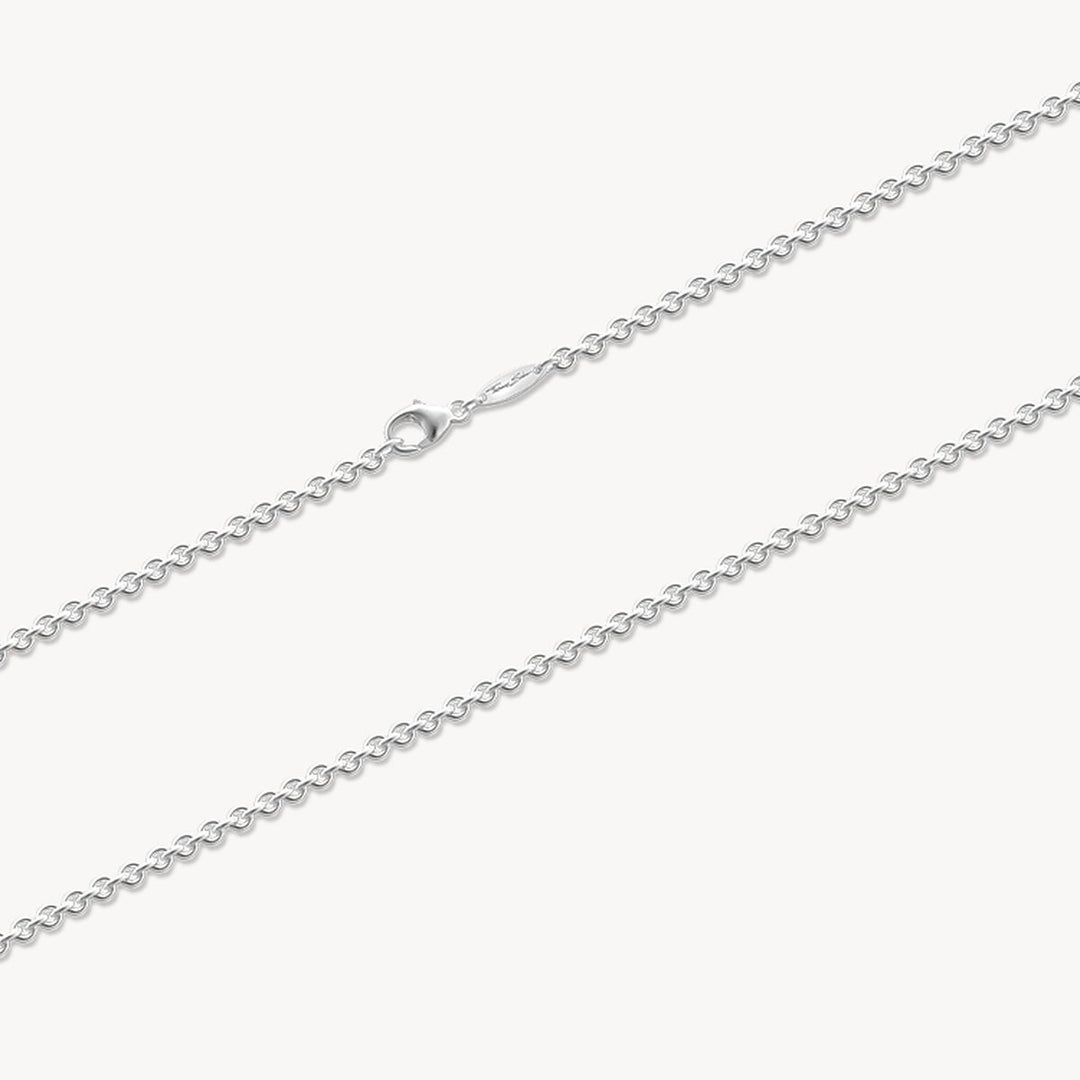 Rebel At Heart Silver Anchor Chain Thickness 3.00mm (0.12 Inch)
