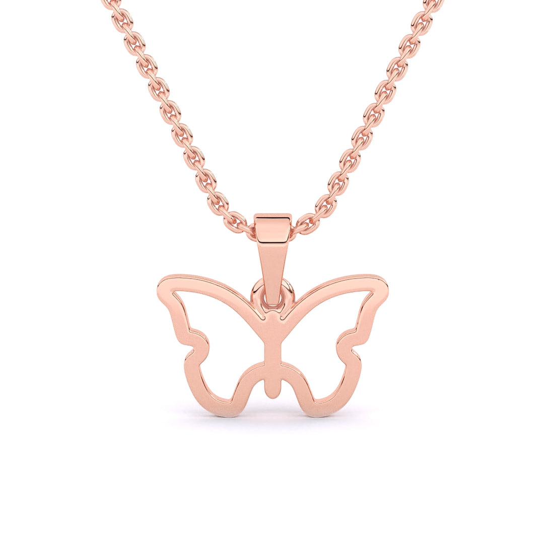 Gold Butterfly Necklace