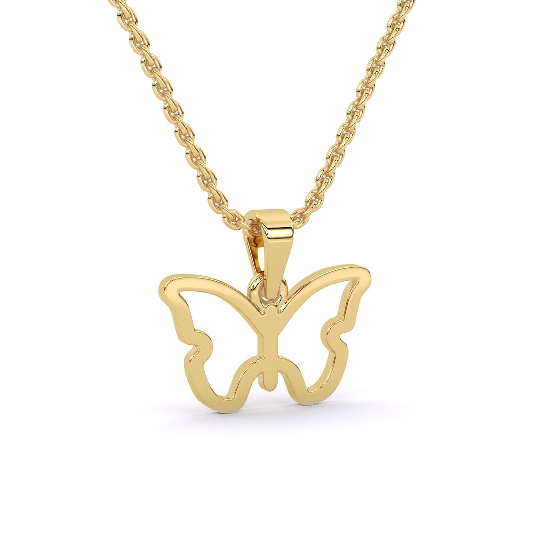 Gold Butterfly Necklace