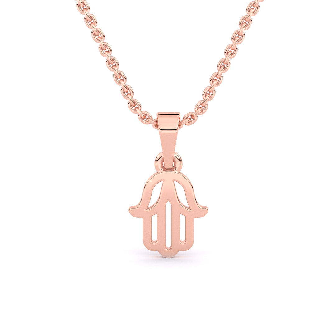 Hamsa Gold Necklace