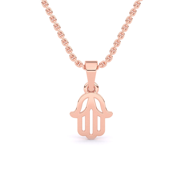 Hamsa Gold Necklace