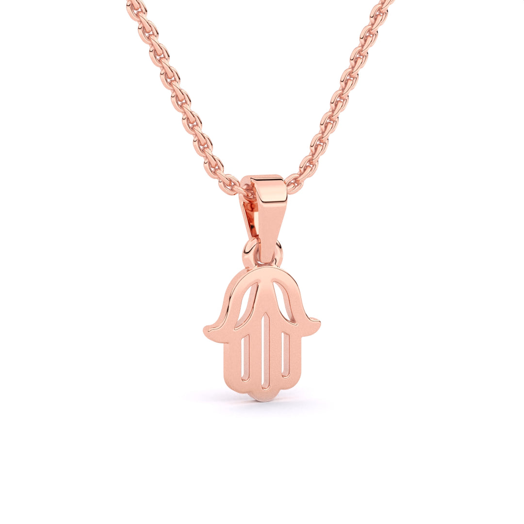 Hamsa Gold Necklace