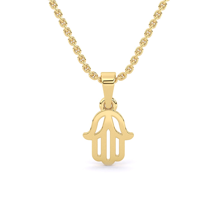 Hamsa Gold Necklace