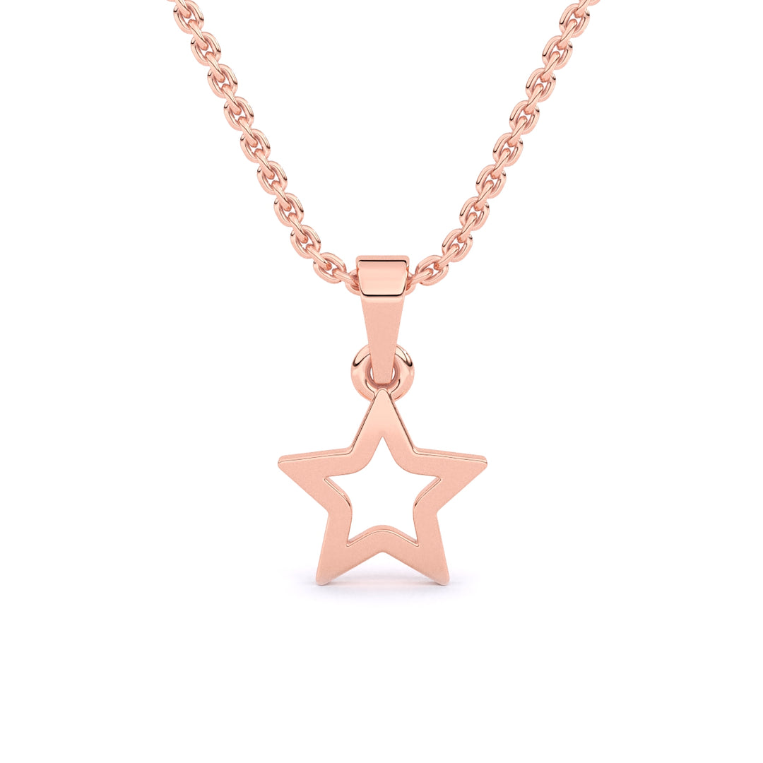 Gold Star Necklace