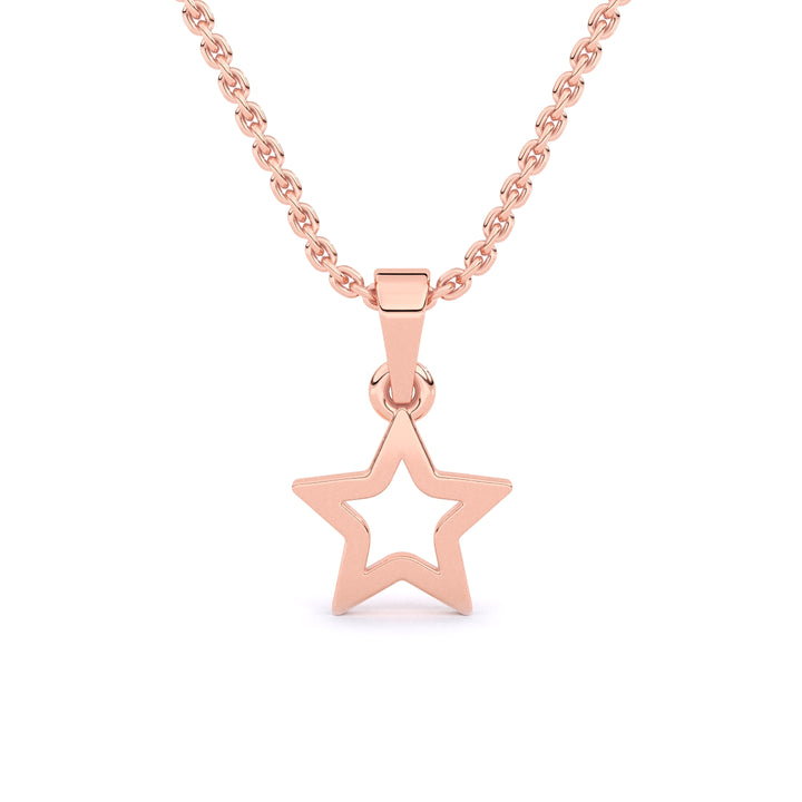 Gold Star Necklace