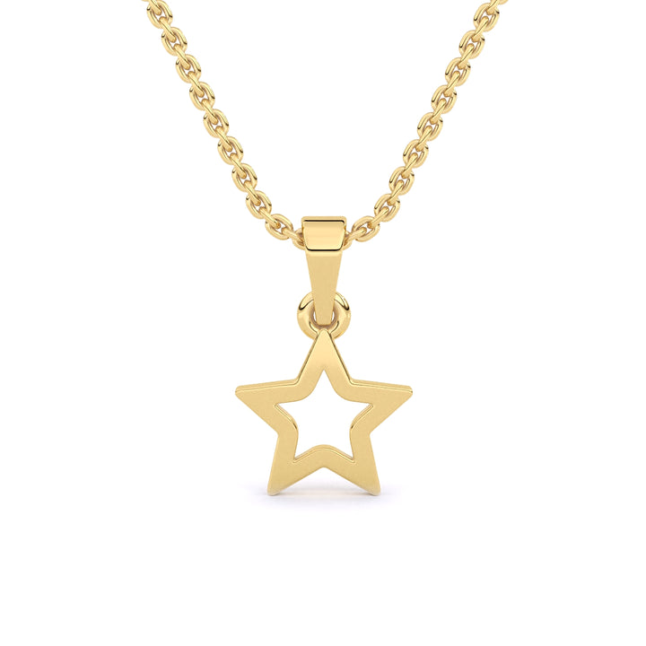 Gold Star Necklace