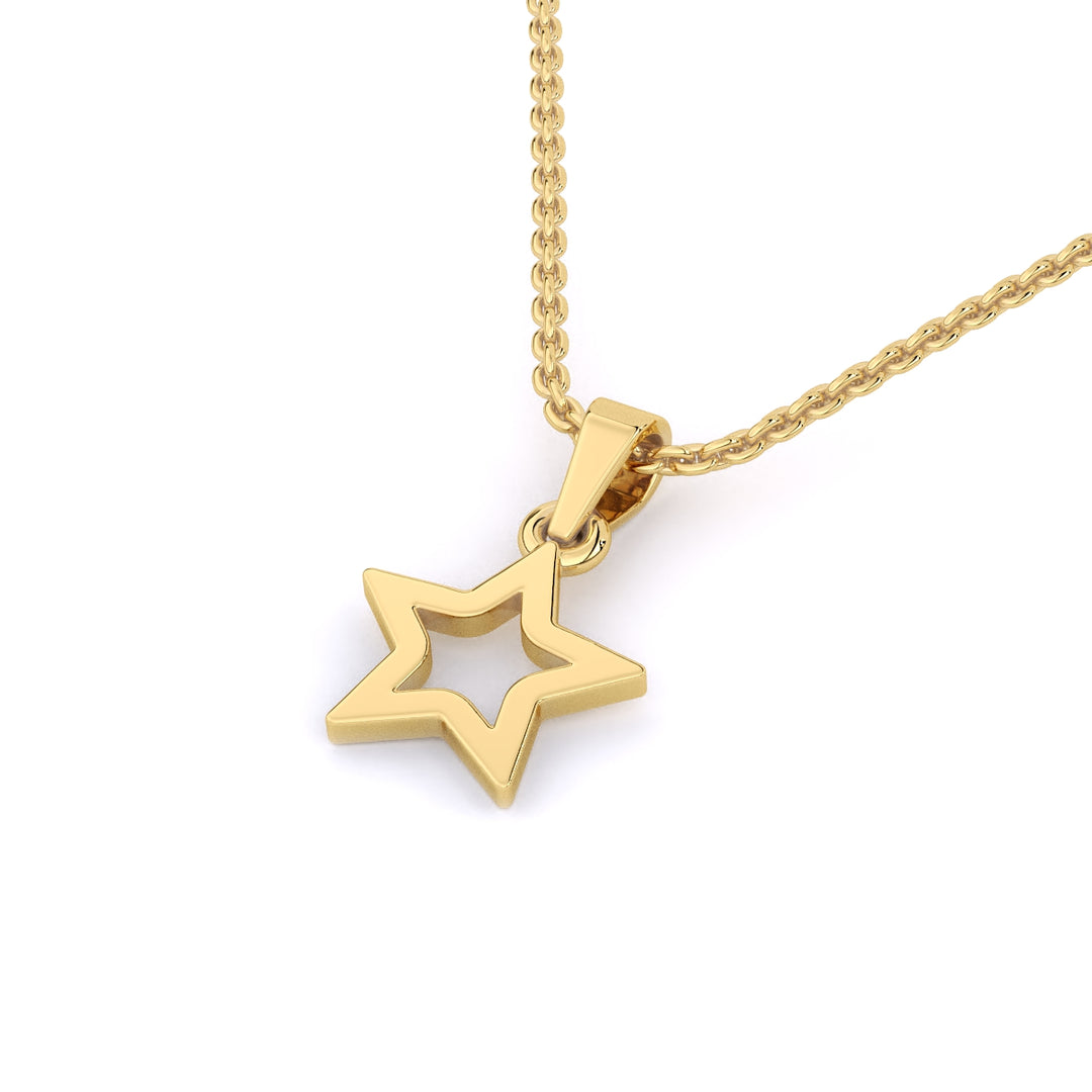 Gold Star Necklace