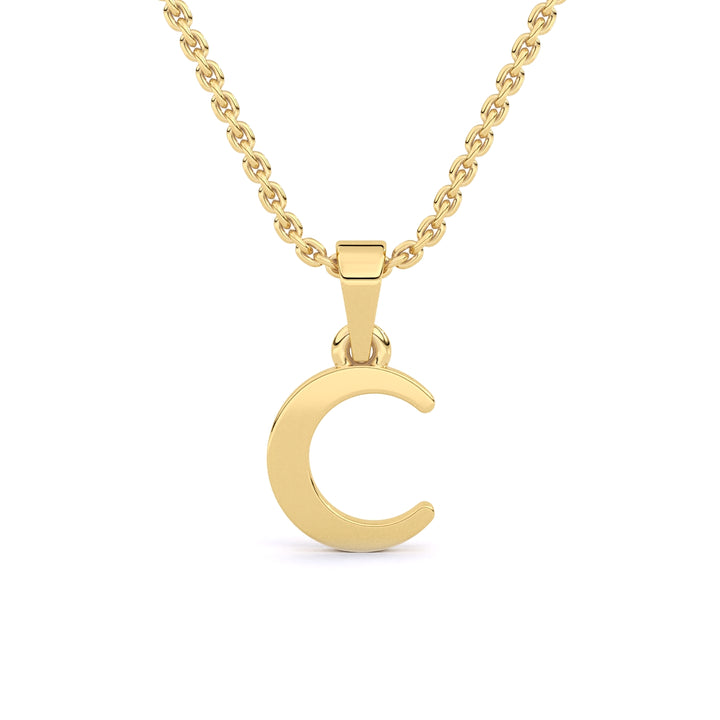 Gold Moon Necklace