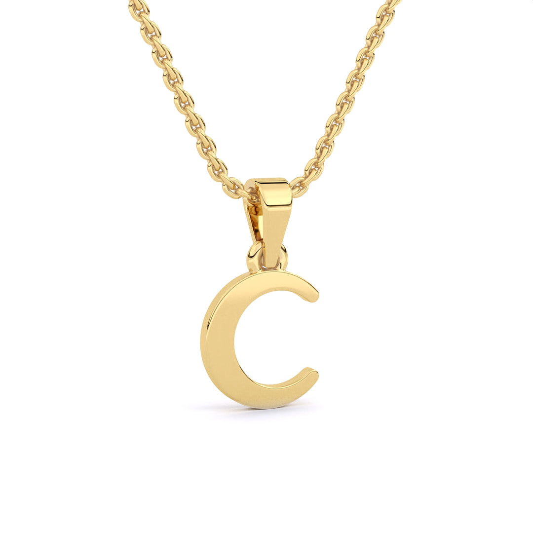 Gold Moon Necklace