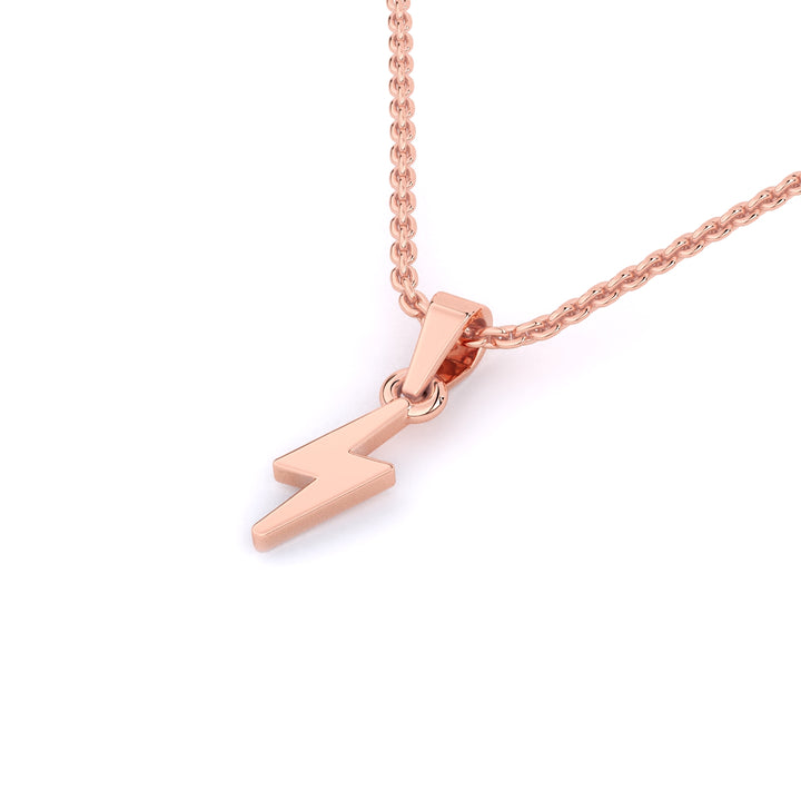 Gold Bolt Necklace