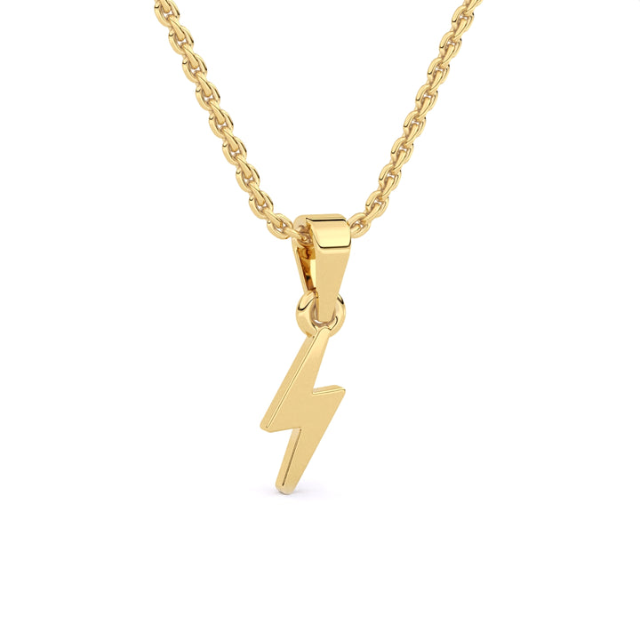 Gold Bolt Necklace