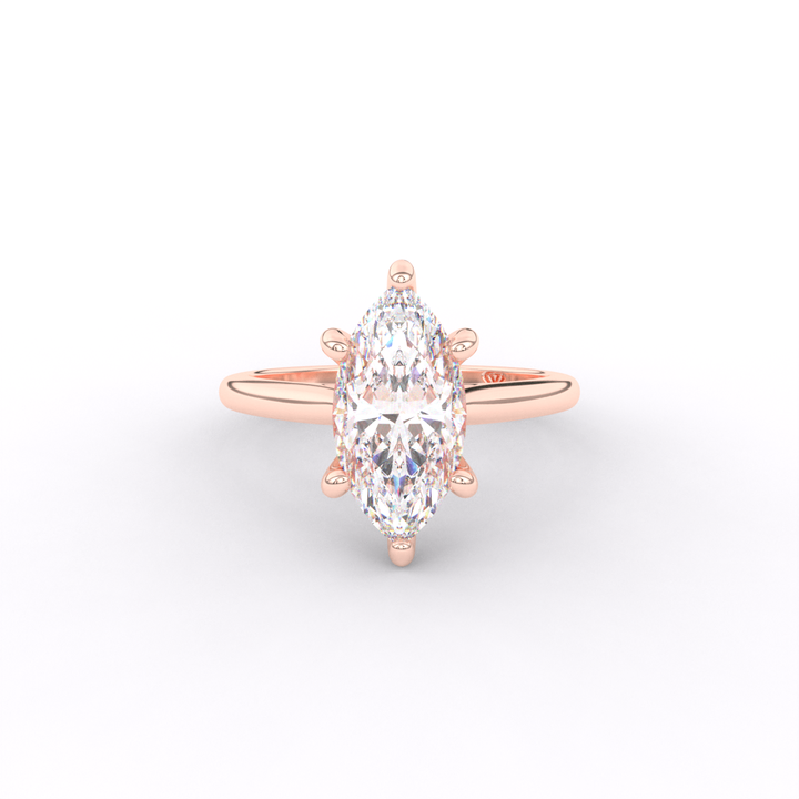 Melissa - Classic Cathedral Engagement Ring