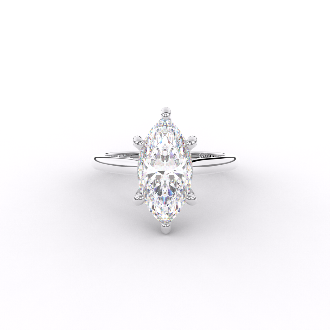 Melissa - Classic Cathedral Engagement Ring
