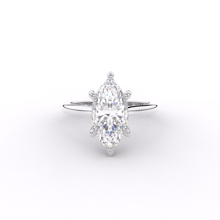 Melissa - Classic Cathedral Engagement Ring