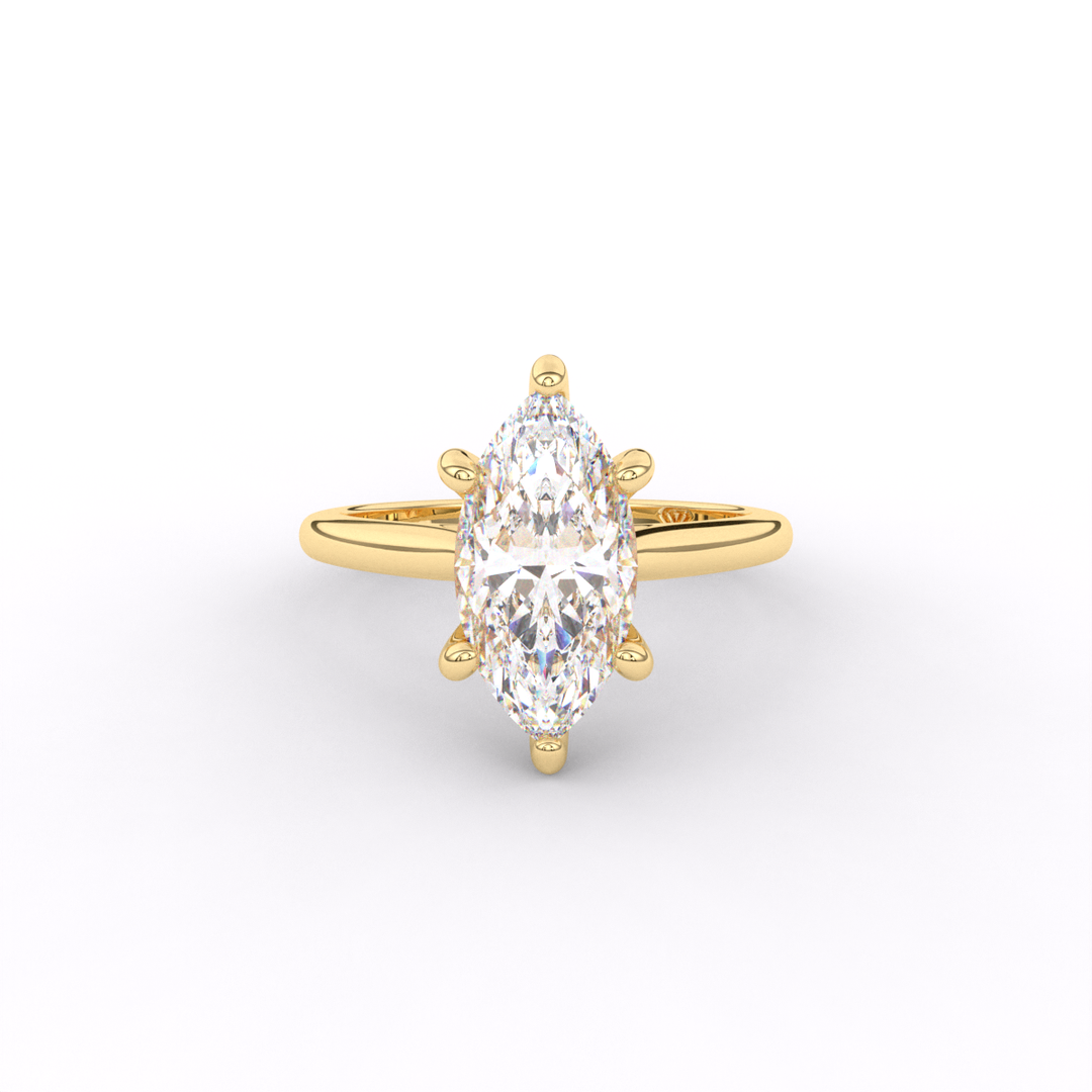 Melissa - Classic Cathedral Engagement Ring