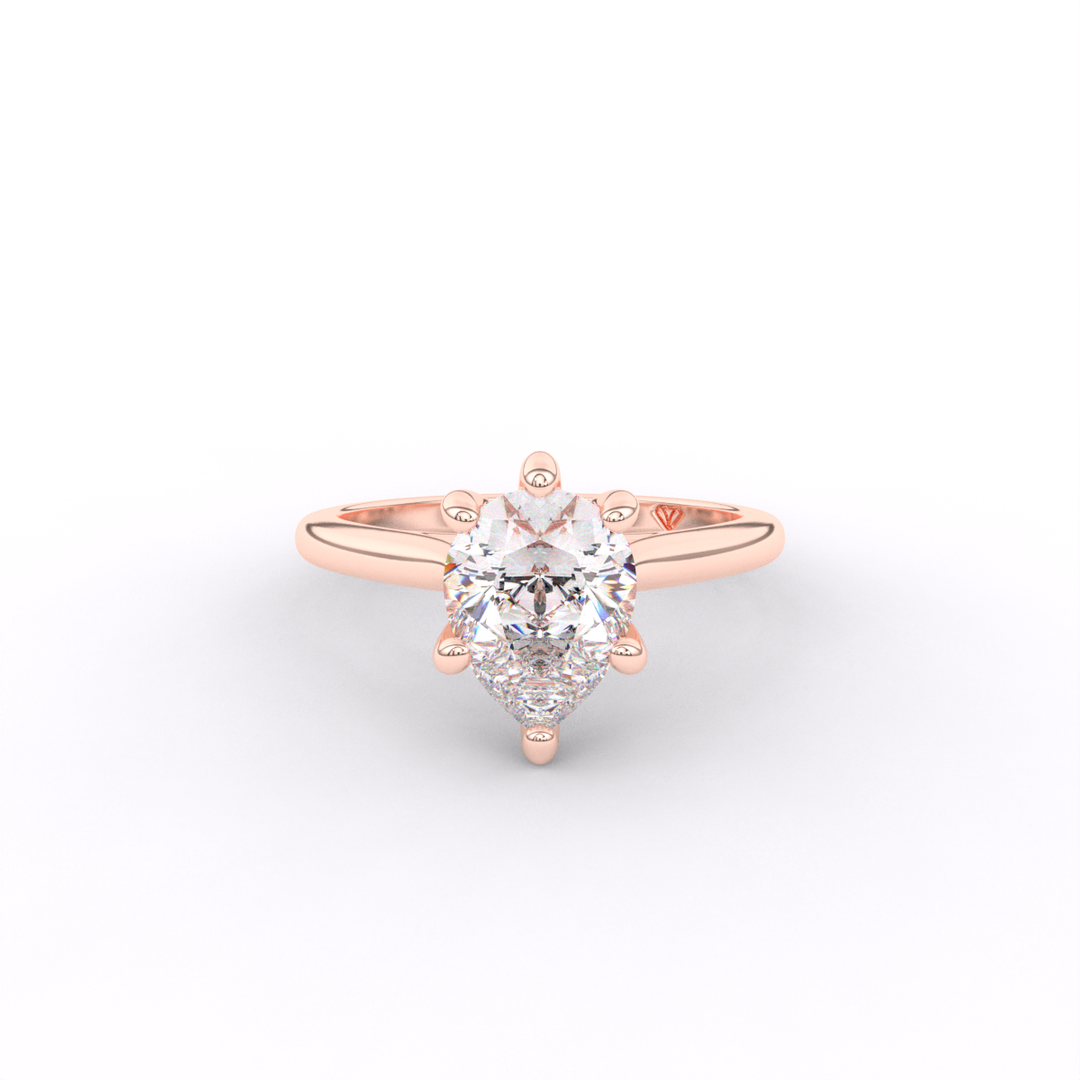 Melissa - Classic Cathedral Engagement Ring