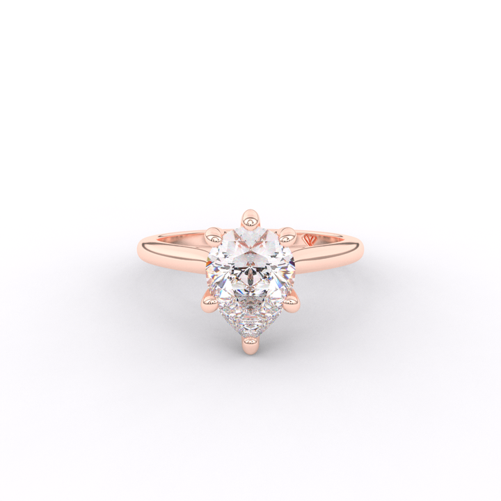 Melissa - Classic Cathedral Engagement Ring
