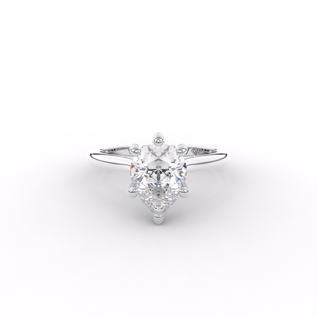 Melissa - Classic Cathedral Engagement Ring