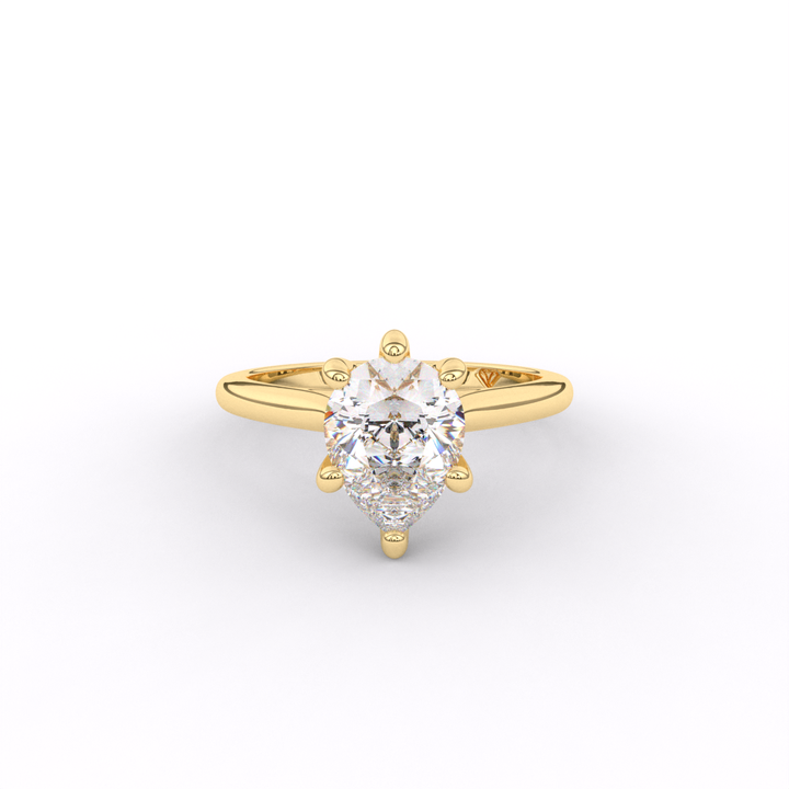 Melissa - Classic Cathedral Engagement Ring