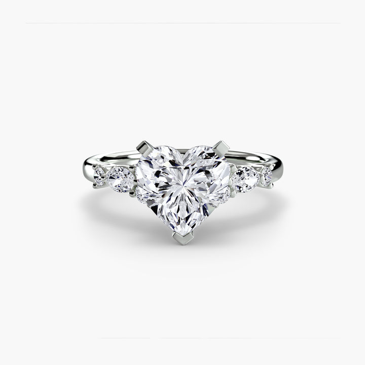 The Floral Accent Solitaire