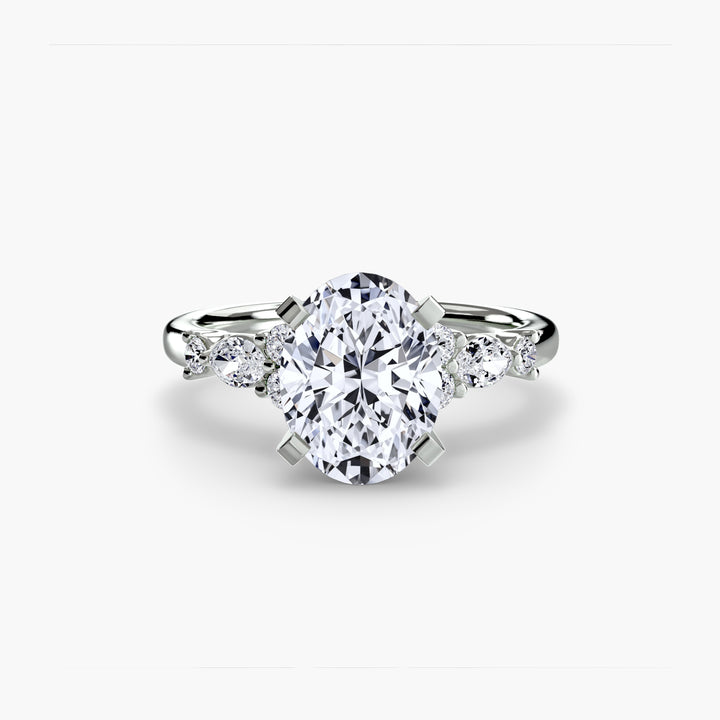 The Floral Accent Solitaire