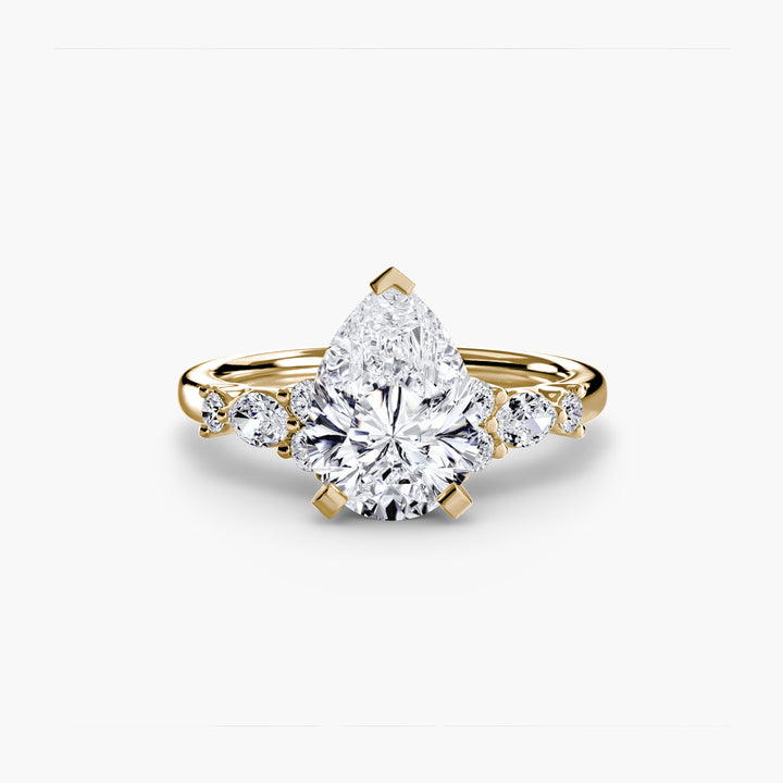 The Floral Accent Solitaire